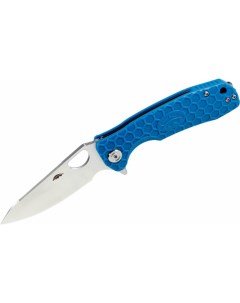 Нож Leaf D2 L с голубой рукоятью HB1383 Honey badger