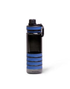 Бутылка спортивная для воды 750мл из пластика тритан черно синий Kamille