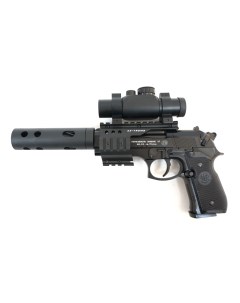 Пневматический пистолет Beretta M92 FS XX Treme глушитель коллиматор Umarex