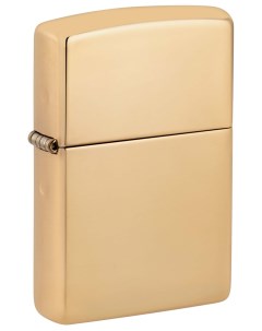 Зажигалка Armor с покрытием High Polish Brass латунь сталь золотистая 38x13x57 мм Zippo