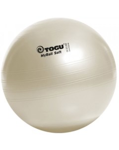 Гимнастический мяч My Ball Soft 55 см белый перламутровый Togu