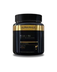 BCAA B6 premium 300 г мохито Alphamale labs