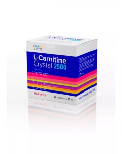 L Carnitine Crystal 2500 20 ампул по 25 мл Red berry Liquid & liquid