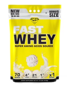 Протеин Fast Whey 2100 г vanilla marshmallow Steel power nutrition