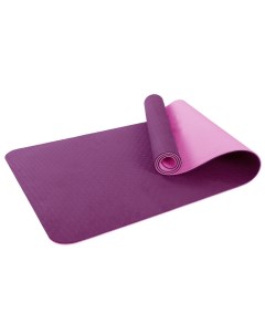 Коврик для фитнеса TPE purple pink 183 см 6 мм Larsen