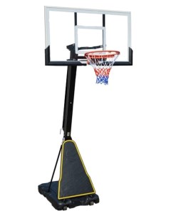 Баскетбольная мобильная стойка Stand54P2 136 x 80 см Поликарбонат Dfc