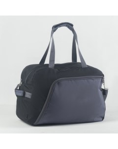 Спортивная сумка отдел на молнии 2 наружных кармана длинный ремень серый Зфтс