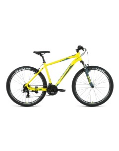 Велосипед Apache 27 5 1 2 S 2021 19 желтый зеленый Forward
