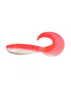 Твистер YAMAN PRO Mermaid Tail р 3 inch цвет 27 Red White уп 10 шт Yaman