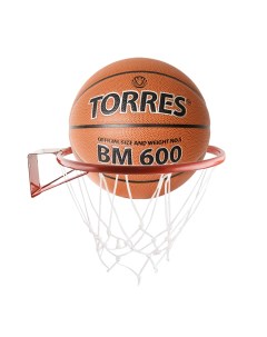 Набор баскетбольное кольцо р р 5 сетка баскетбольный мяч BM600 р р 5 Torres