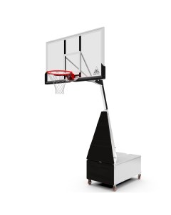 Баскетбольная мобильная стойка STAND60SG 152x90CM поликарбонат 3кор Dfc