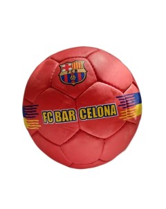 Футбольный мяч с названиями клубов Барселона 00117386 размер 5 красный Nobrand