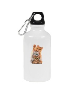 Бутылка спортивная Животные Три кошки Coolpodarok
