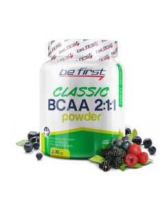 Classic Powder 2 1 1 BCAA 200 г лесные ягоды Be first