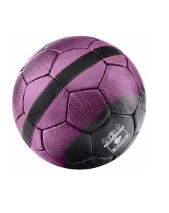 Футбольный мяч 32 панели размер 4 51530 00117153 чёрно сиреневый Nobrand