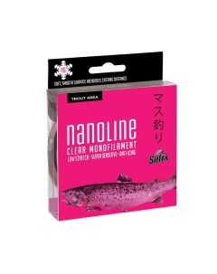 Леска монофильная Nanoline Trout 0 14 мм 100 м 1 8 кг clear Sufix