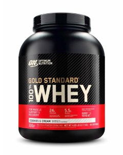 Сывороточный протеин Gold Standard 100 Whey 4 65 lb Cookies and Cream Optimum nutrition