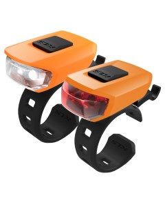 Комплект велосипедных фонарей Vega оранжевый Kellys