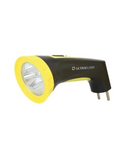 Туристический фонарь LED3804M черный желтый 1 режим Ultraflash