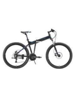 Велосипед Cobra 26 2 HD 2023 черный синий 20 Stark