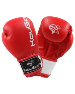 Боксерские перчатки 8oz красный Kougar