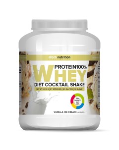 Протеин Whey Protein 100 2010 гр ванильное мороженое Atech nutrition