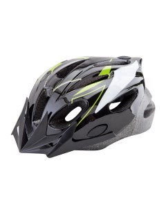 Шлем защитный подростковый MB11 out mold с козырьком черно бело зелёный арт 600138 6 Nobrand