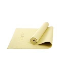 Коврик для йоги и фитнеса Core FM 101 желтая пастель 173 см 6 мм Starfit