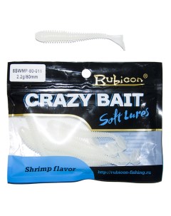 Силиконовая приманка Crazy Bait 80 мм 011 8 шт Rubicon