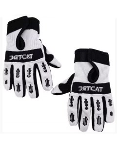 Перчатки Pro M Длинные пальцы белые чёрные Jetcat