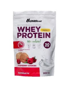 Протеин Whey Protein 900 г raspberry cookies Bombbar