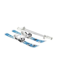 Детские лыжи Sno Kids Children s Skis With Poles Blue Car Design 2021 70 см Hamax