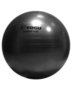 Гимнастический мяч My Ball Soft 75 см черный перламутровый Togu