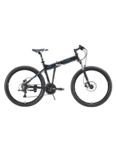 Велосипед Cobra 26 2 HD 2023 черный синий 18 Stark