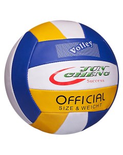 Мяч Junfa волейбольный PVC 23 см бело желто синий Junfa toys