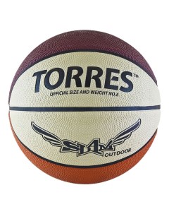 Баскетбольный мяч Slam B00065 5 brown white Torres