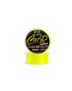 Леска флюрокарбоновая Carp Line Neon 0 26 мм 300 м 5 64 кг yellow Kaida