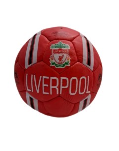 Футбольный мяч с названиями клубов Ливерпуль 00117394 размер 5 красный Nobrand