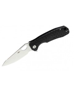 Нож Leaf M с чёрной рукоятью Honey badger