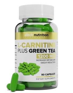L карнитин зеленый чай 90 капсул Atech nutrition