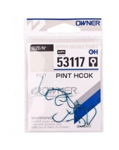 Рыболовные крючки Owner Pint Hook Blue 2 9 шт G2