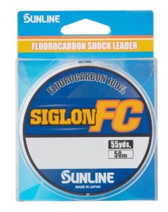Леска флюрокарбоновая Siglon FC 2020 0 35 мм 50 м 8 кг clear 1 шт Sunline