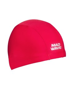 Тканевая шапочка для плавания Adult Lycra цвет Красный 06W Mad wave