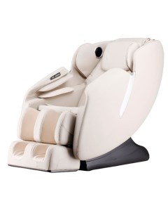 Массажное кресло Optimus Pro бежевое массажер для тела 6 программ Gess