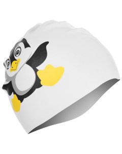 Шапочка для плавания Пингвинёнок белый Onlitop