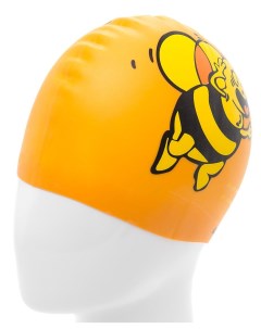 Шапочка для плавания Пчелка СP50 CP206 orange Larsen
