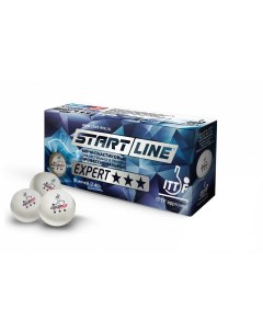Мячи для настольного тенниса Expert 3 белый 10 шт Start line