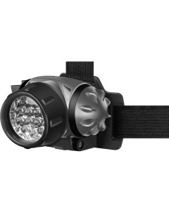 Фонарь налобный LED 3 режима серый Defender
