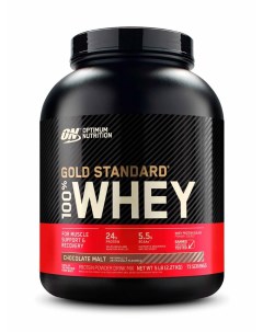 Сывороточный протеин Gold Standard 100 Whey 5 lb Chocolate Malt Optimum nutrition