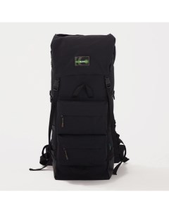 Рюкзак туристический на стяжке 80 л 4 наружных кармана цвет чёрный Huntsman